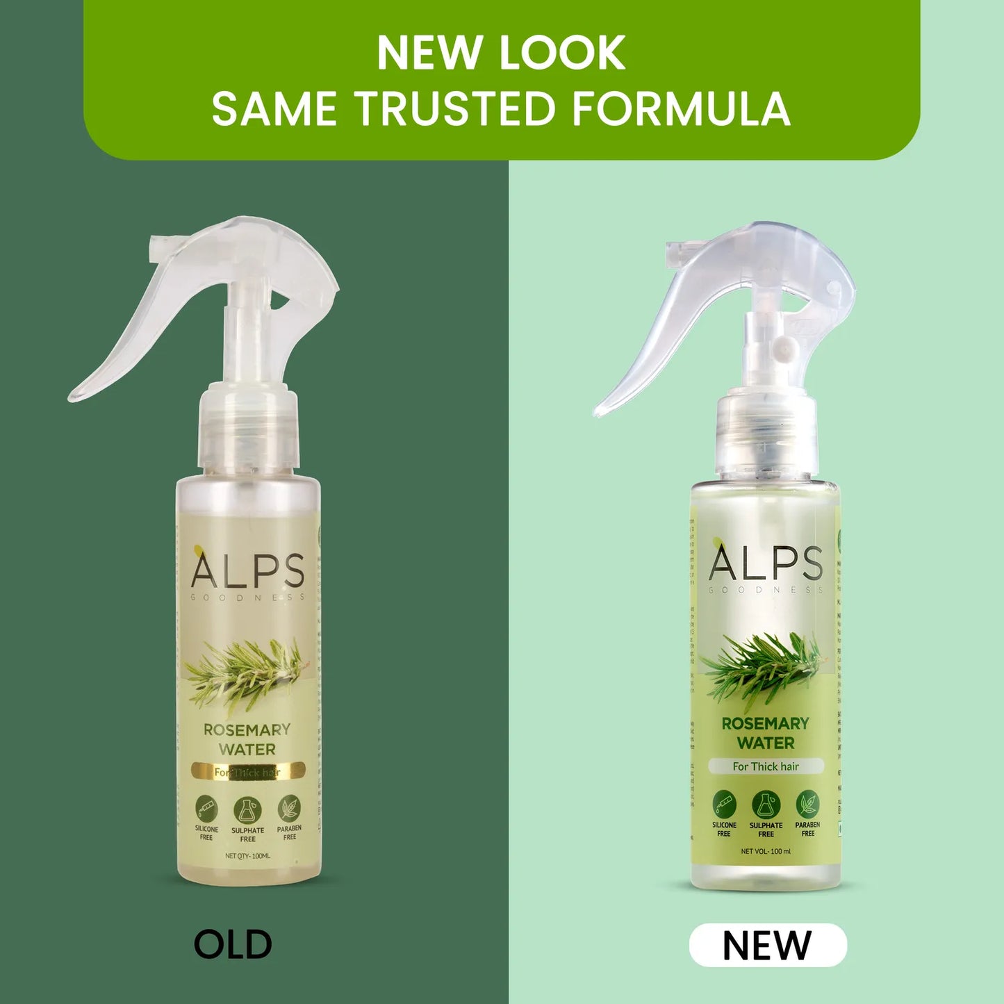 Alps Goodness Rosemary Water 100 ml) | Rosemary water for hair | Hair Spray for Regrowth | Hair Growth Expert | Viral Rinse