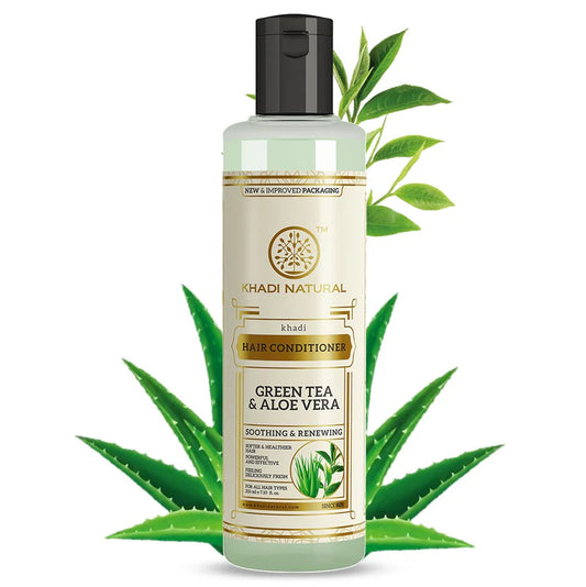 Khadi Natural Herbal Greentea & Aloevera Hair Conditioner